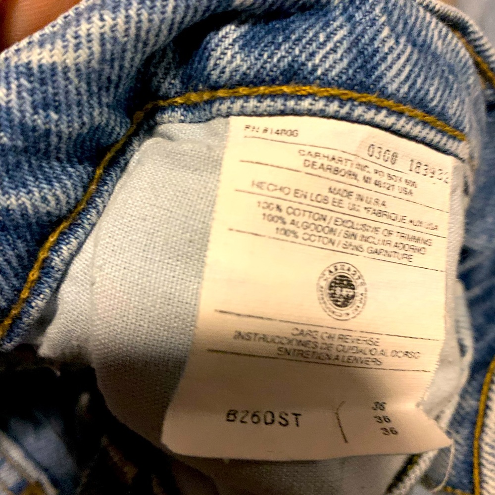 Carhart shorts size 36 men’s